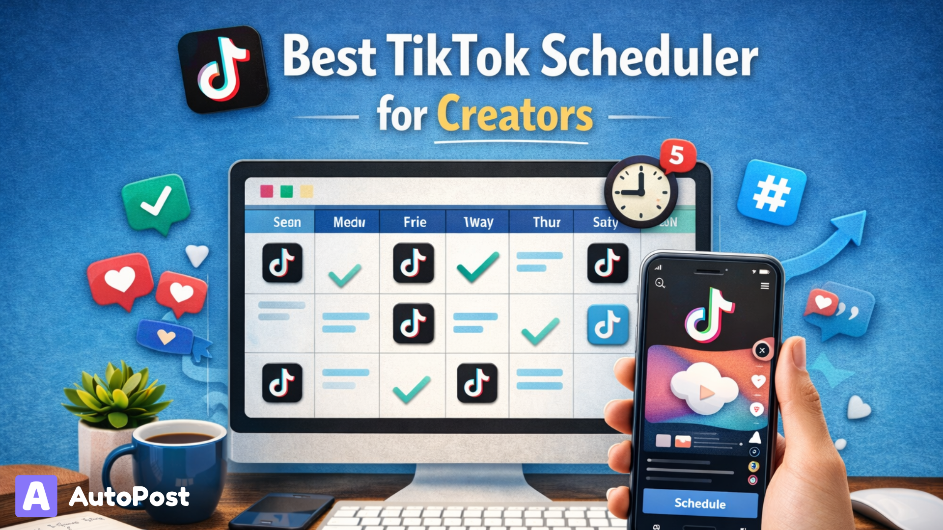 Best TikTok Scheduler for Creators (2026 Comparison)