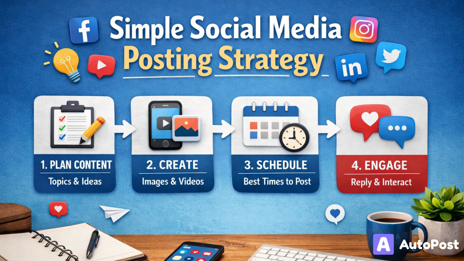 Simple Social Media Posting Strategy for Content Creators